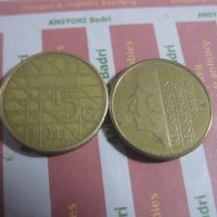 Jual koin belanda 5 gulden beatrix 1988 harga perkeping iklan e592 Murah