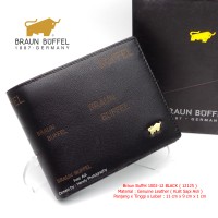 Jual Dompet Pria Kulit Asli - Dompet Kulit BRAUN BUFFEL 1002-12 BLACK Murah