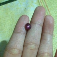Jual batu ruby star africa kualitas biasa 1,70 karat Murah