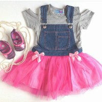 Jual jeans overall balita/dress balita/baju anak perempuan Murah
