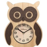 Jual HV12957 WELLINGTON Jam Meja Kayu OWL like new KODE BIS13011 Murah