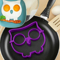 Jual Burung Hantu cetakan omelette telur owl silicone mold bekal anak bento Murah