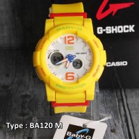 Jual PALING LAKU !!! Casio Baby G BA120M Yellow/Kuning , Jam Tangan Murah