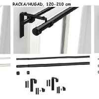Jual IKEA RACKA Kombinasi Batang Gorden 120-210 cm produk berkualitas bagus Murah