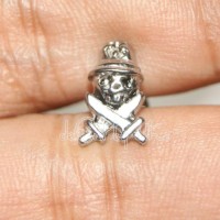 Anting Pria | Cowok| Lelaki Titanium Steel Tengkorak 2 (per 1 buah)