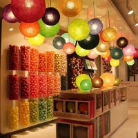 Jual pusat lampion benang gantung terlaris di bulan ramadhan Murah