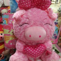 Jual Boneka babi pita Love cantik Murah