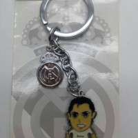 Jual Gantungan Kunci keychain logo Real Madrid dan Ronaldo import Murah