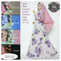 baju muslim gamis syari couple ibu dan anak murah