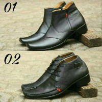 Jual Sepatu Kickers Pantofel Zipper | Sepatu Slip On Slop | Boots Casual Murah