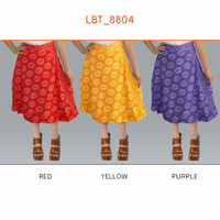 Jual Catarina - Batik Wrap Midi Skirt Murah