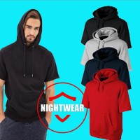 Jual Rompi / Short Hoodie Polos Pria Wanita - NIGHTWEAR Murah