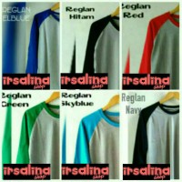 Jual Kaos Reglan / Raglan / Ragelan / Kaos Distro / Kaos Polos / Kaos Murah Murah