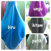 Jual Scarf/SegiEmpat Satin Polos Murah