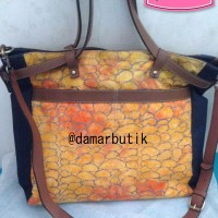 Jual Jumbo Yellow Denim Shoulder Bag Murah