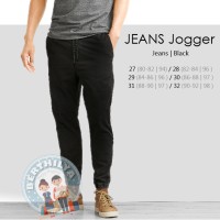 Jual Celana JOGGER Jeans | Pria | Celana Panjang Jogger | Black Murah
