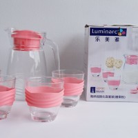 Luminarc L5534 Coastline 5 Pcs Drink Set - Pink