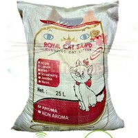 Jual Pasir Kucing Gumpal Royal Cat Sand Bentonite 25 Liter Murah