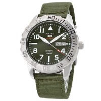 Jual Seiko 5 Sports SRP751K2 Green Dial Nylon Strap - Jam Pria SRP751 Murah