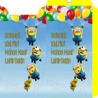 Jual Amplop Lebaran Jumbo Minion / Amplop Jumbo Minnion ukuran 8x16 Murah