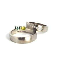 Jual cincin pasangan paladium Request Murah