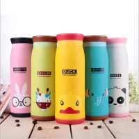 Jual Termos Air Karakter Animal Stainless Steel Tahan Panas 500ml Murah Murah