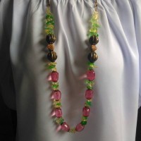 Jual kalung handmade kristal kerikil labu etnik Murah