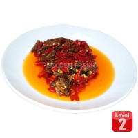 Jual Dendeng Balado Padang Cabe Merah Level 3 Murah