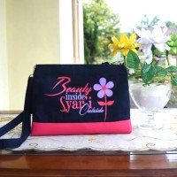 SLINGBAG / TAS INSPIRATIF MUSLIMAH / BEAUTY INSIDE / PINK UNGU