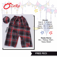 Jual SARUNG ANAK INSTAN CELANA KARAKTER ATLAS ORANGE RABBANI FREE PECI , Murah