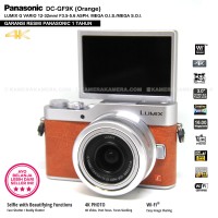 Panasonic DC-GF9K Orange (Resmi) Lumix 12-32mm Lens 4K Mirrorless Cam
