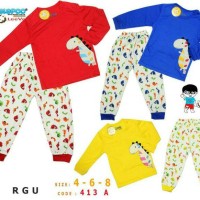 Jual Piyama Anak / Baju Tidur Anak Dinosaurus Murah