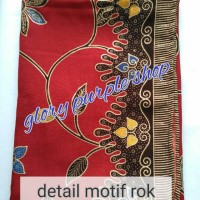 Jual KUTUBARU SOFIE RED/KEBAYA/TUNIK WANITA/BUSANA MUSLIM/ROK LILIT/BIGSIZE Murah