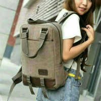 Jual Tas ransel punggung / Tas Import Kanvas / Tas pria wanita Murah