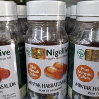 Jual NIGELLIVE 100 CAPS MINYAK HABBATUSSAUDA PLUS MINYAK ZAITUN ORIGINAL Murah