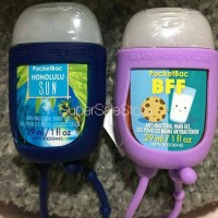 Jual Paket Bath & Body Works PocketBac Antibacterial Hand Gel + Holder Murah