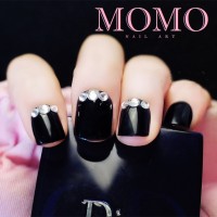 Jual FAKE NAILS / KUKU PALSU Chic Black Nails Murah