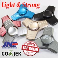 Jual Fidget Spinner / Hand Spinner Toys Original Metal 3 Side Murah