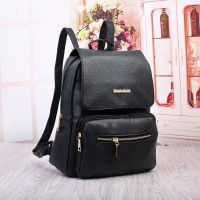 K2839 TAS TRAVEL LAPTOP RANSEL HITAM NAVY & COKLAT IMPORT MERK MIN MIN