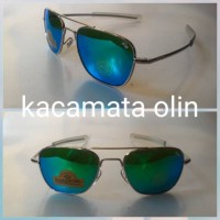 kacamata pilot AO ( American Optical ) lensa ijo tosca kaca asli