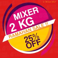 MIXER ROTI 2 KG STAINLESS 304 MURAH NEGO