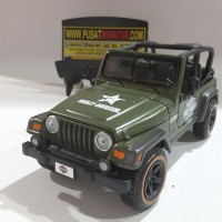 Jual JEEP WRANGLER RUBICON (HIJAU) - SKALA 1:27 - MAISTO HARLEY DAVIDSON Murah