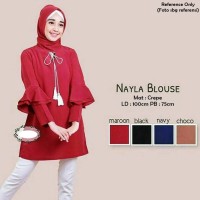 Jual Termurah Fashion Pakaian wanita atasan Nayla Blouse Murah