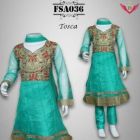 Jual baju india anak baju anak FSA036 tosca busana muslim gamis maxi dresd Murah