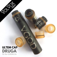 Jual NEW Ultem Cap Druga Topcap Goon RARE RDA Vapor Vape Murah