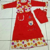 Jual gamis bear new collection (motif sama dgn hello kitty) Murah