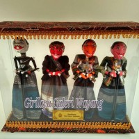 Jual Wayang Golek Punakawan miniatur box mika Murah