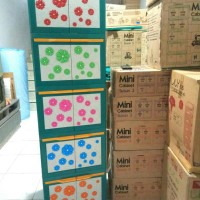 Jual lemari plastik miniclub flora 5 susun Murah