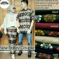 Jual CPL BALLEY 01/couple kebaya/kebaya kutubaru/couple batik/couple muslim Murah