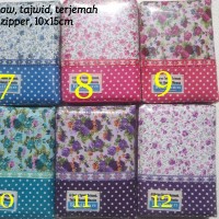 Jual al quran rainbow tajwid terjemah RAIHAN a6 zipper wanita murah Murah